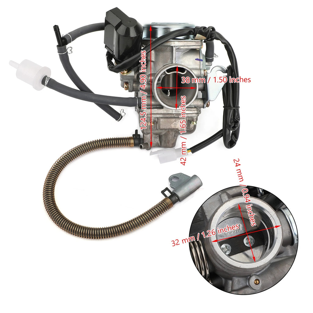 Carburetor for GY6 125 150cc Scooter ATV Kazuma Baja Kymco Taotao SunL (2000–2023)