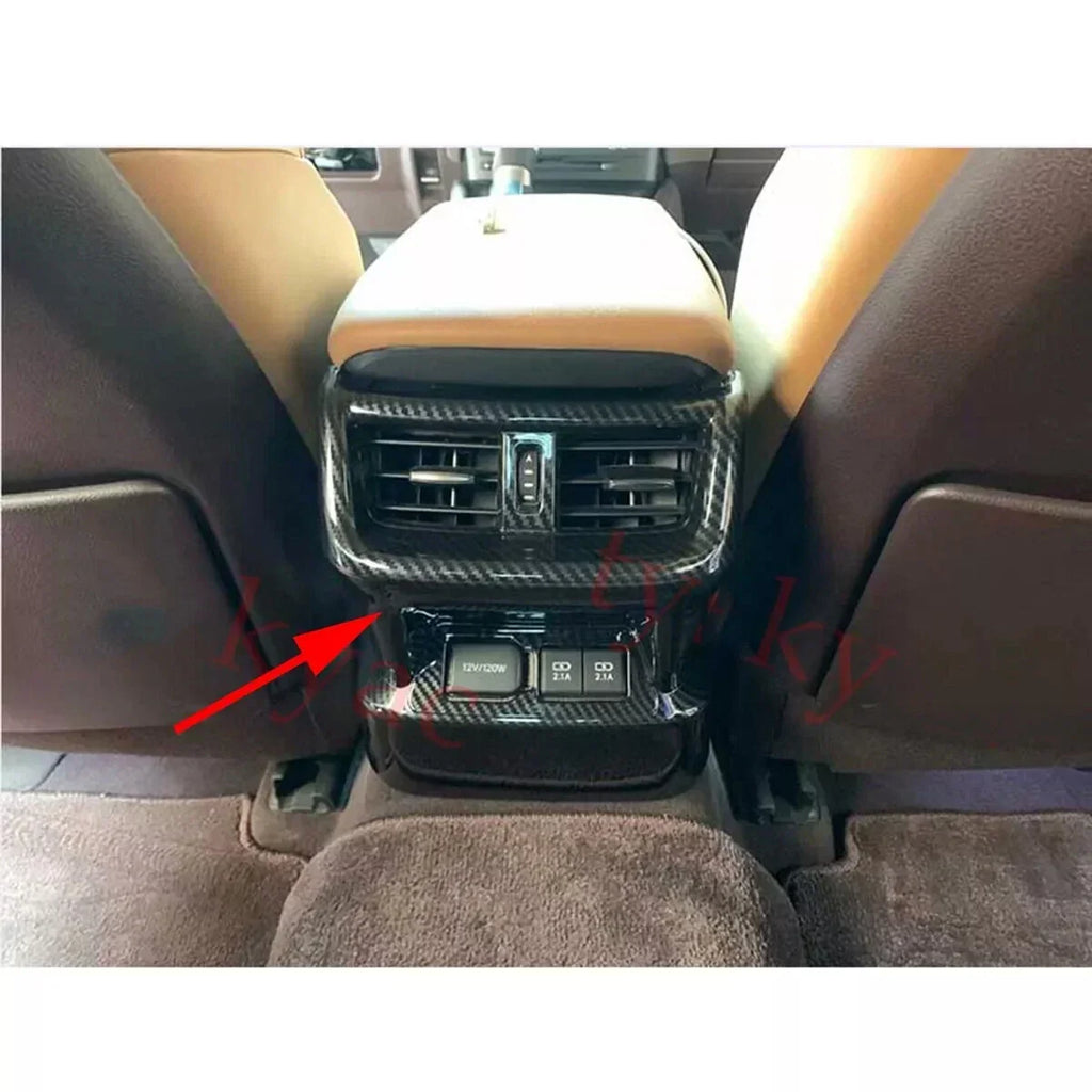 Carbon Fiber Rear Air Vent Outlet AC Cover Trim for Lexus ES (2019–2022)