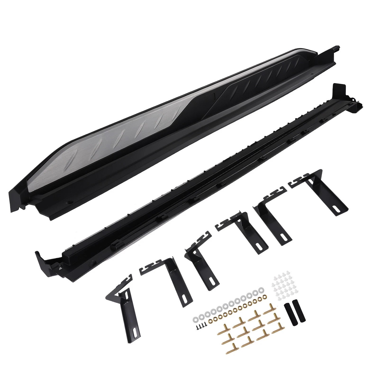 Running Board Side Step Bar for Toyota RAV4 (2019–2025) Black Aluminum Alloy