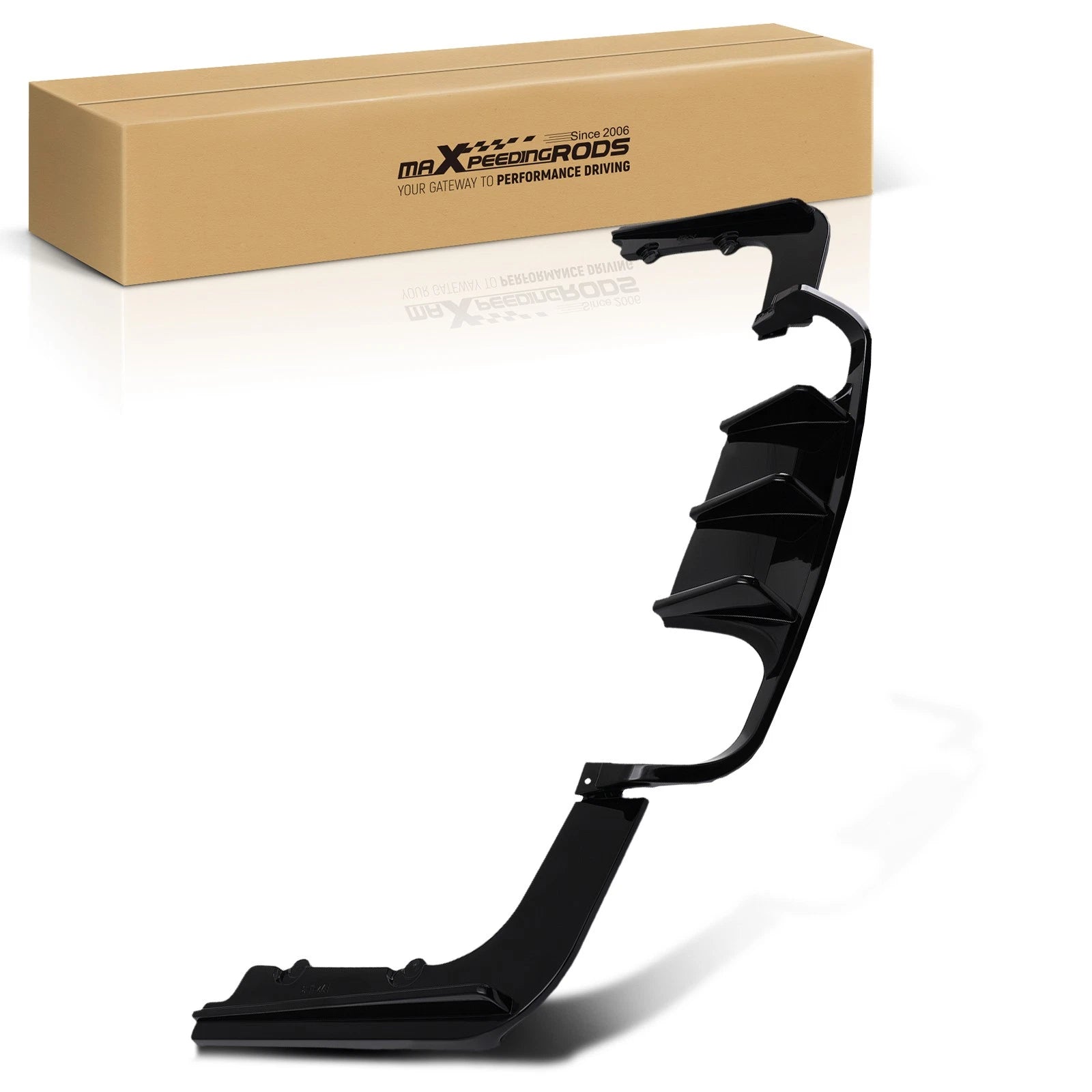 Lower Sport Lip for BMW M3 E92 E93 (2008–2013) Black PP Rear Diffuser