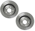2X Brembo Xtra Rear Drilled Brake Disc Rotors for BMW X3 (2004–2010)