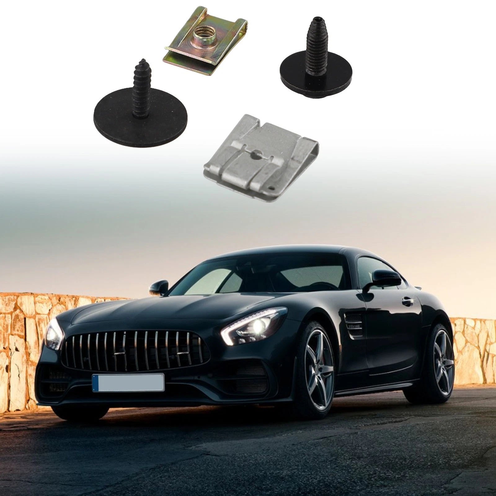 Engine Undertray Fastener Clip Screw for Mercedes-Benz C-Class (2001–2014)