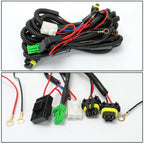 Set of 2 Yellow Bumper Driving Fog Lights + Switch for Honda Civic (2013–2015)