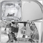 Chrome Housing Clear Corner Headlight for GMC Sierra/Yukon (1999–2007)