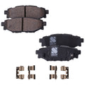Rear Ceramic Brake Pad Set for Subaru Forester, Crosstrek (2009–2020)