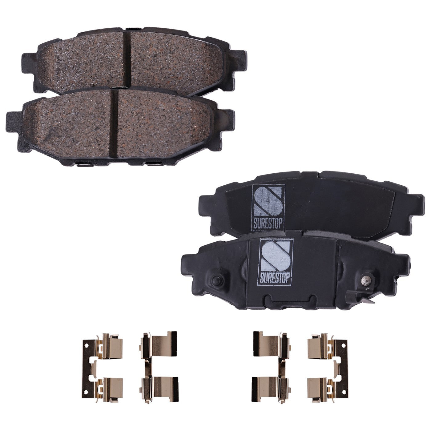 Rear Ceramic Brake Pad Set for Subaru Forester, Crosstrek (2009–2020)