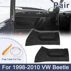 L&R Door Panel Insert Card Leather Cover for Volkswagen Beetle (1998–2010)
