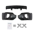 Front Bumper Face Bar for Chevy Silverado 1500 (2016–2018) Black with Sensor Holes