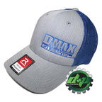 Dmax Duramax Truck Hat Richardson 110 Gray Denim Blue Mesh S/M