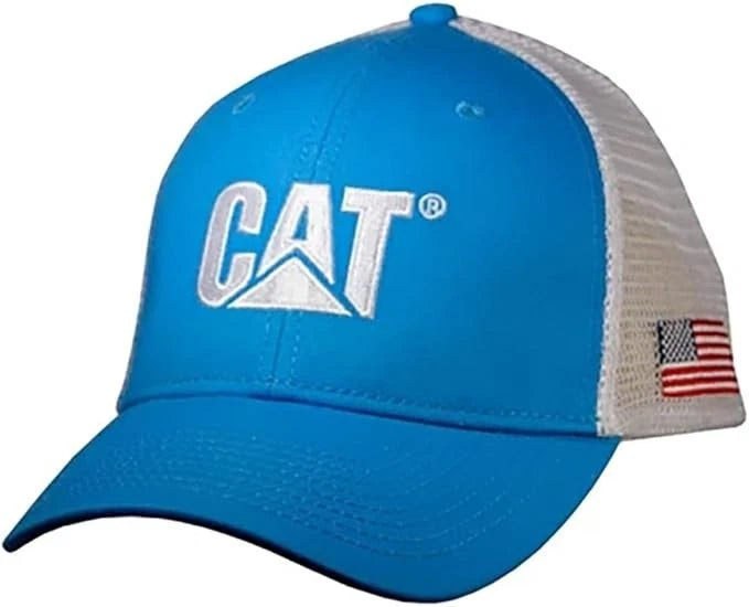 Caterpillar Snapback Hat for CAT Equipment (USA Flag)