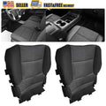 2X Driver Bottom Cloth Seat Cover Black for Chevy Silverado 1500 2500HD (2014–2019)