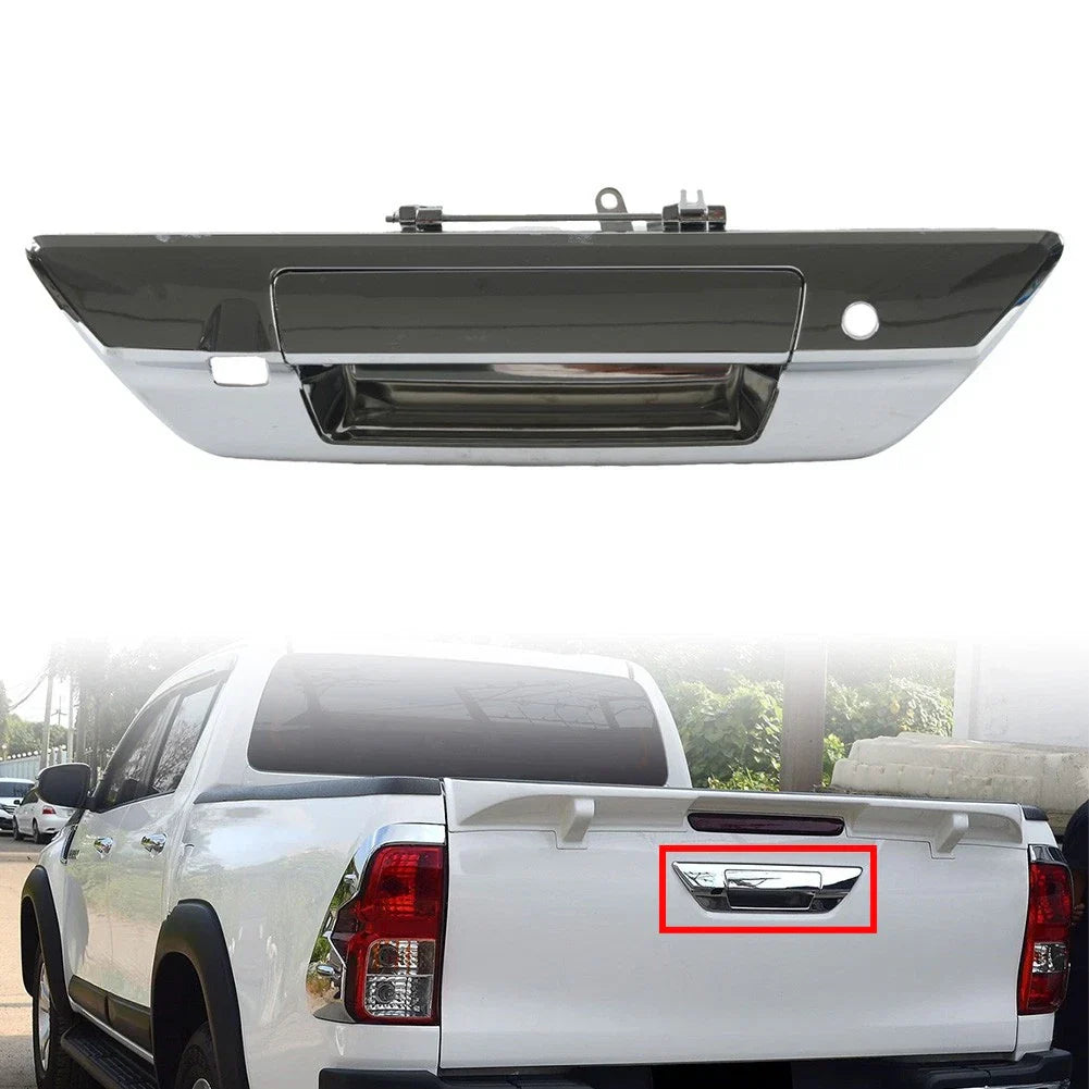 Chrome Tailgate Handle with Camera for Toyota Hilux Revo (2015-2018)