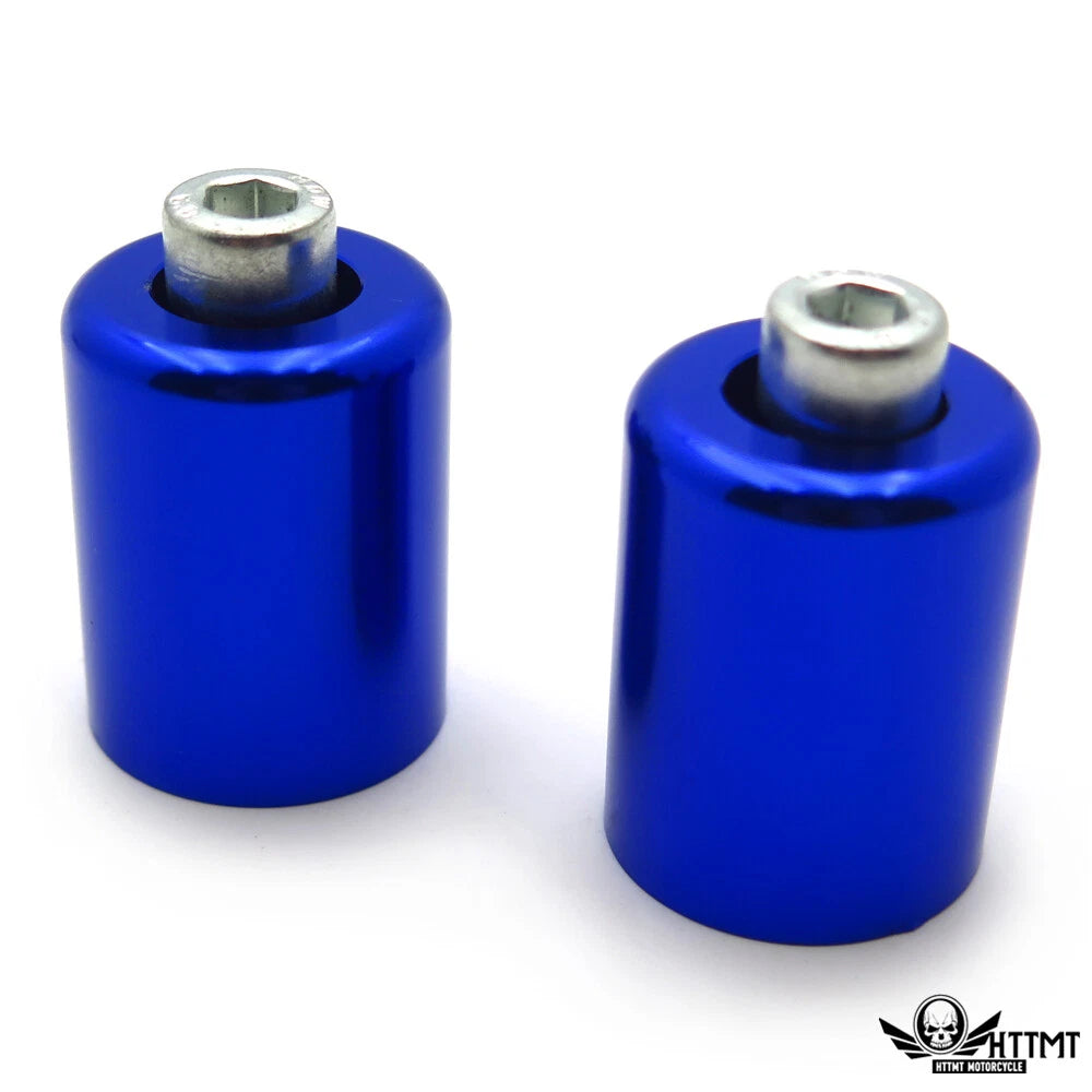Blue Bar Ends for Kawasaki Ninja 250 500 ZX600 ZX6 636 ZZR600 ZX6R ZX6RR