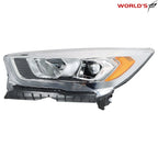 Chrome Housing Headlight with LED DRL for Ford Escape (2017–2019) Left Side