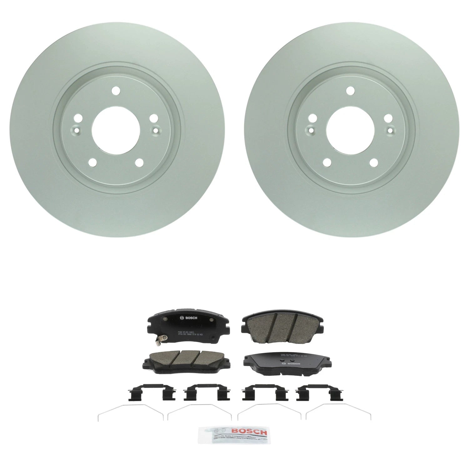 Set of 4 Bosch Quietcast Ceramic Disc Brake Pads for Kia Sportage (2017–2023)