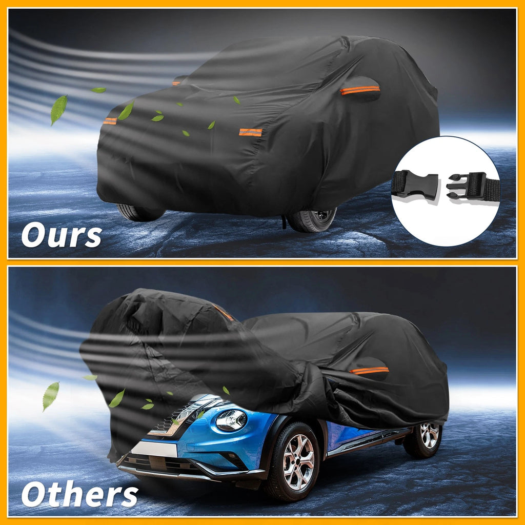 Waterproof Car Cover for Nissan Juke (2011–2013) Black Aluminum Film