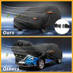 Waterproof Car Cover for Nissan Juke (2011–2013) Black Aluminum Film