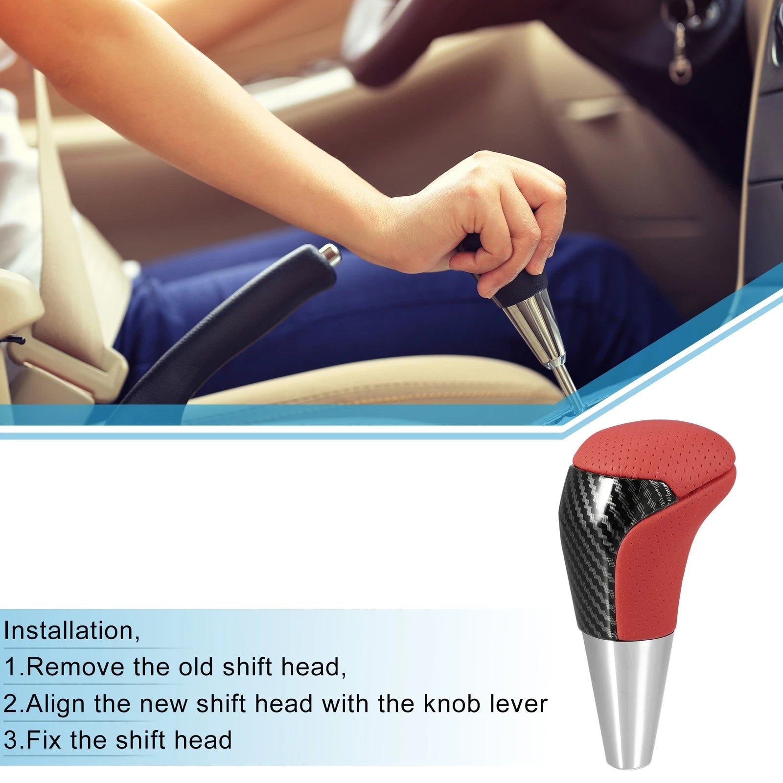 Carbon Fiber Gear Shift Knob for Toyota 