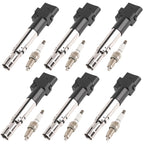 6x Ignition Coils & Spark Plug for Audi TT VW Eos 3.2L V6 (2004–2009) UF531