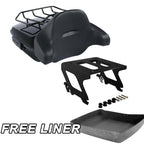 Chopped Trunk Backrest Solo Mount Rack for Harley Low Rider ST (2022–2025)