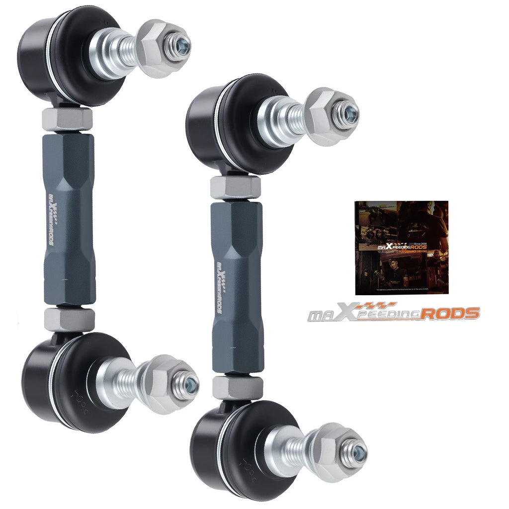 Adjustable Front Sway Bar Link Kit for Universal Fit (137-160mm)