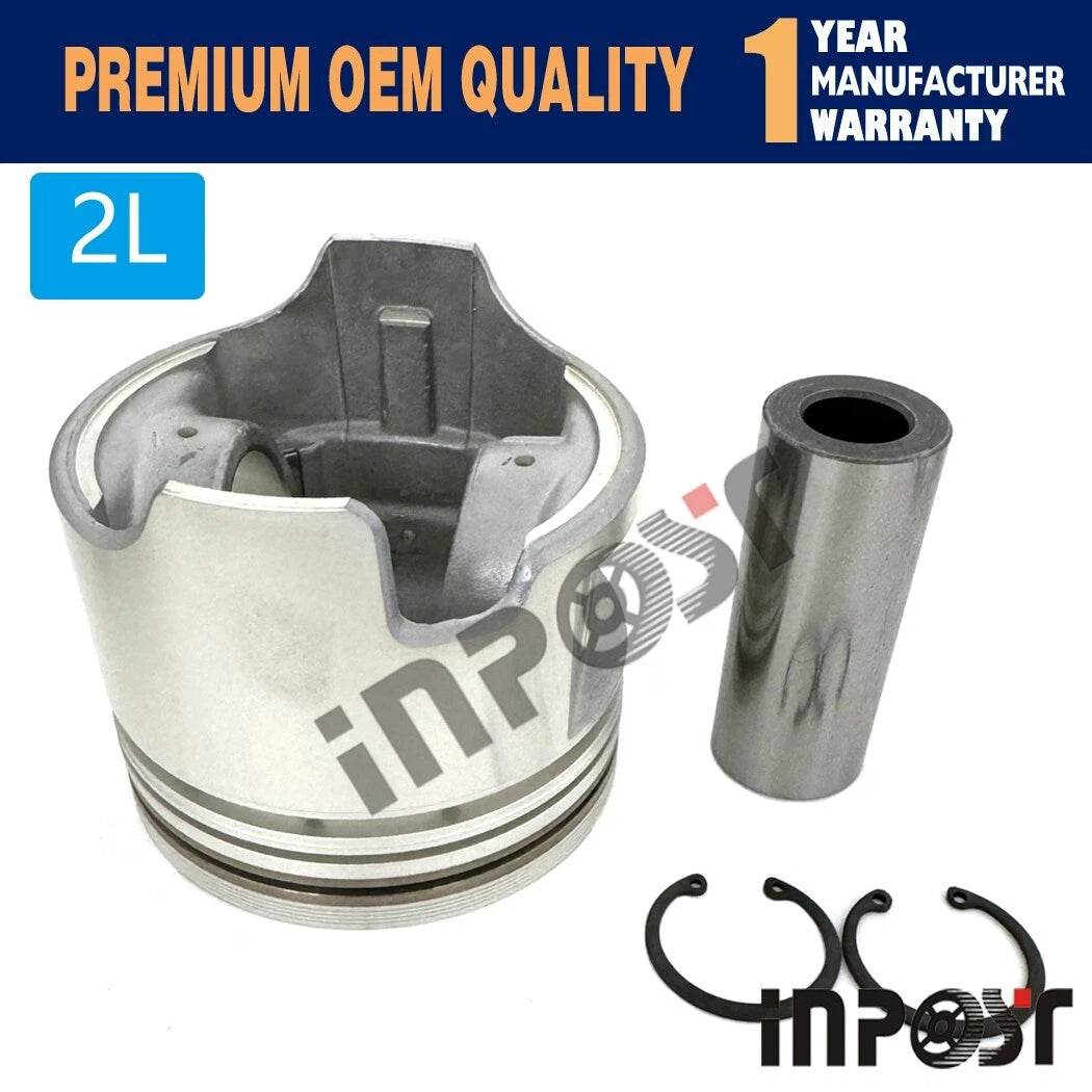 Set of 4 Pistons with Rings for Toyota 2L-T, 2L-TE, 2L-THE (1975–1985)