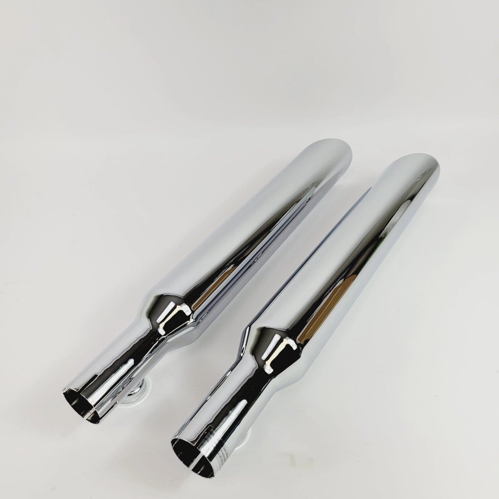 3" Slip On Mufflers 2" Baffle Chrome Slash Down for Harley Softail (2000–2006)