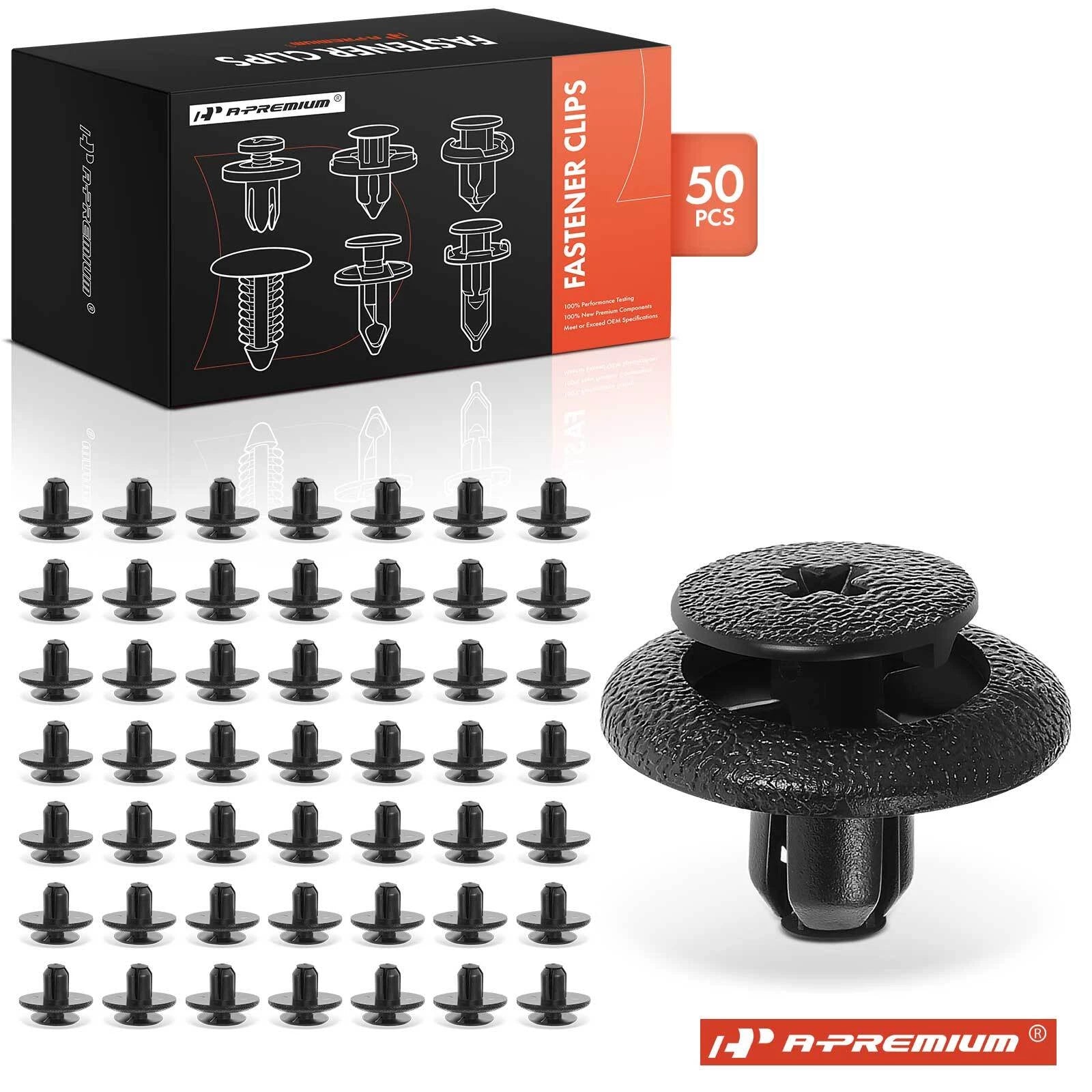 Rocker Panel & Garnish Moulding Clips Retainer for Pontiac (7mm) (50 Pieces)