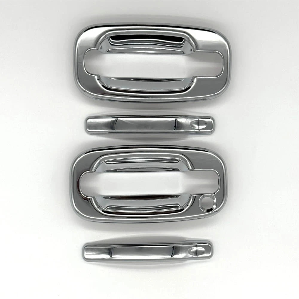 2dr Door Handle Cover Set for Chevy Silverado (1999–2006) Chrome
