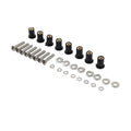 8PCS Headlight Bucket Nacelle Well Nut Kit for Harley
