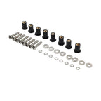 8PCS Headlight Bucket Nacelle Well Nut Kit for Harley