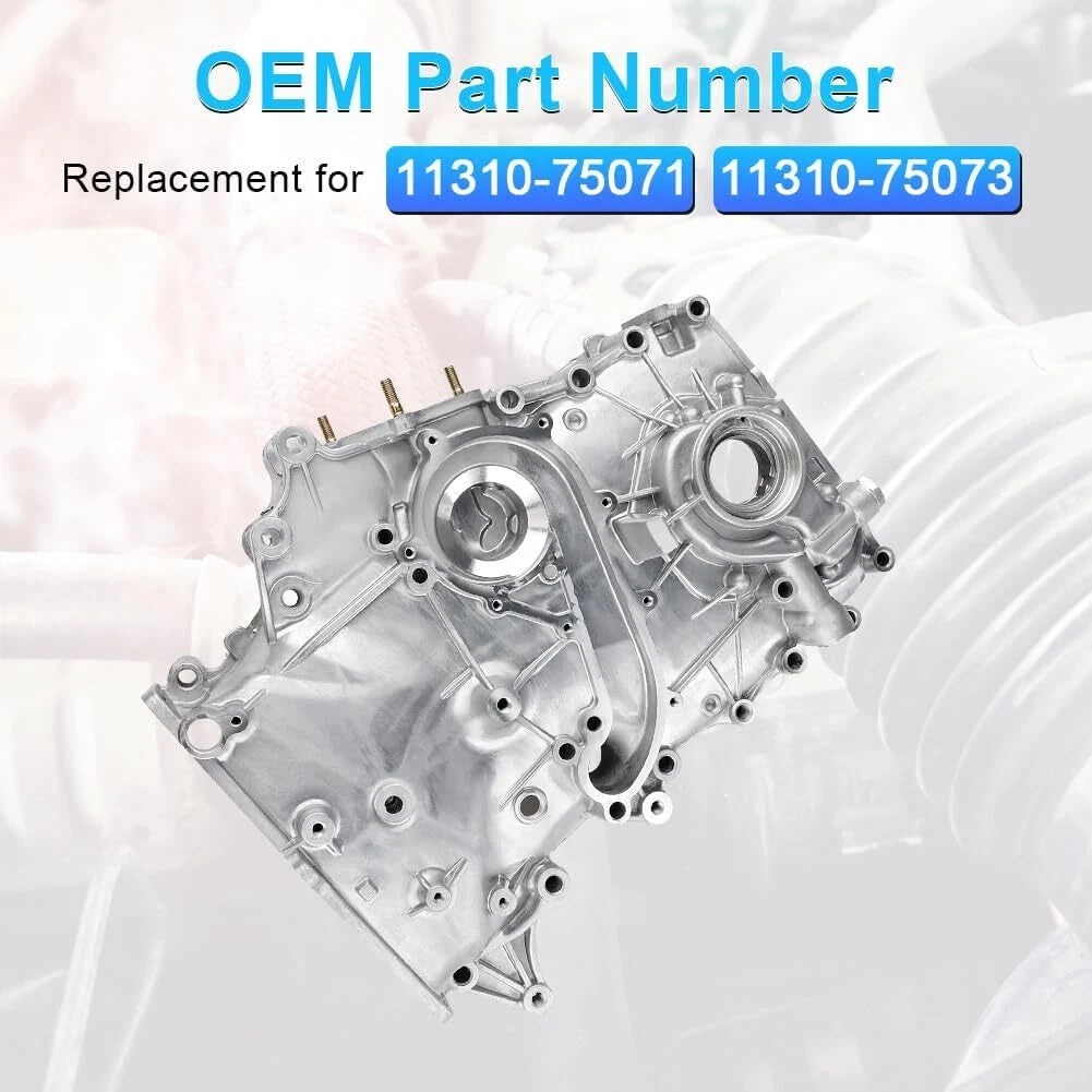 1X Engine Timing Cover w/Oil Pump for Toyota Tacoma (2005–2015) 11310-75070