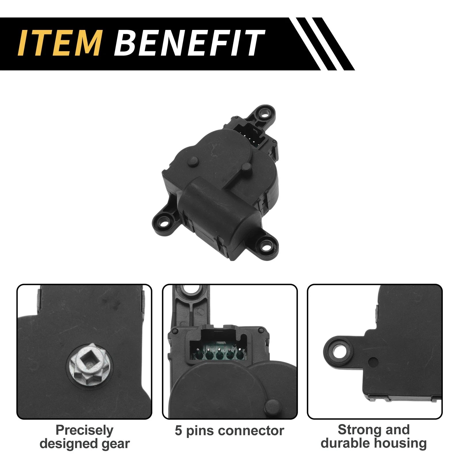 HVAC Heater Blend Door Actuator for Chrysler Grand Voyager (2000) No. 4734058AB
