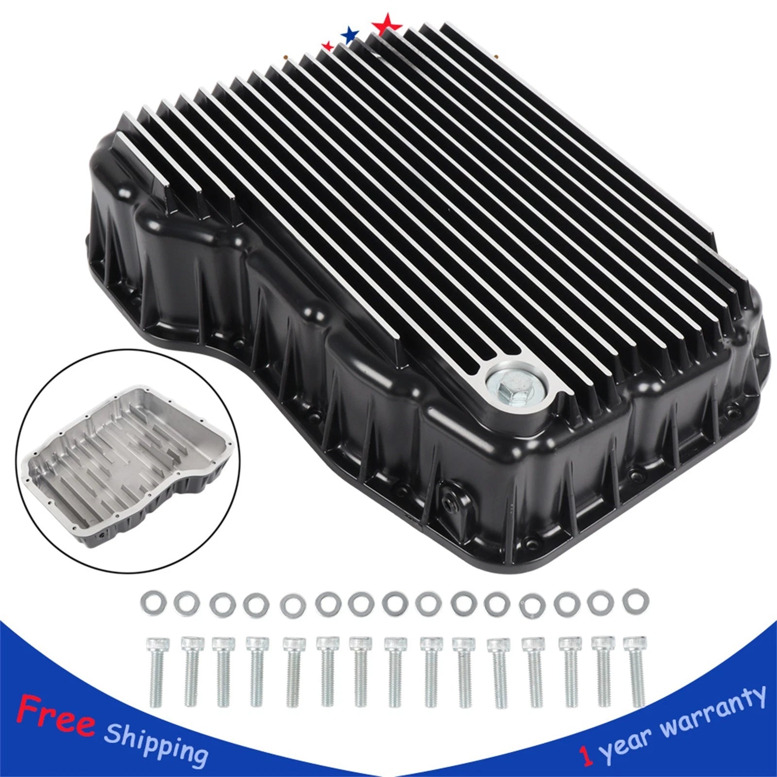 Deep Aluminum Transmission Pan for Ram 6.7 Cummins Diesel (2007–2025)