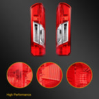 Rear Tail Light Assembly for Ford Transit 150 250 350 (2015–2023) Red Housing