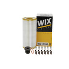 Wix Engine Oil Filter & Denso 6 Iridium Spark Plugs for Audi A6 Quattro
