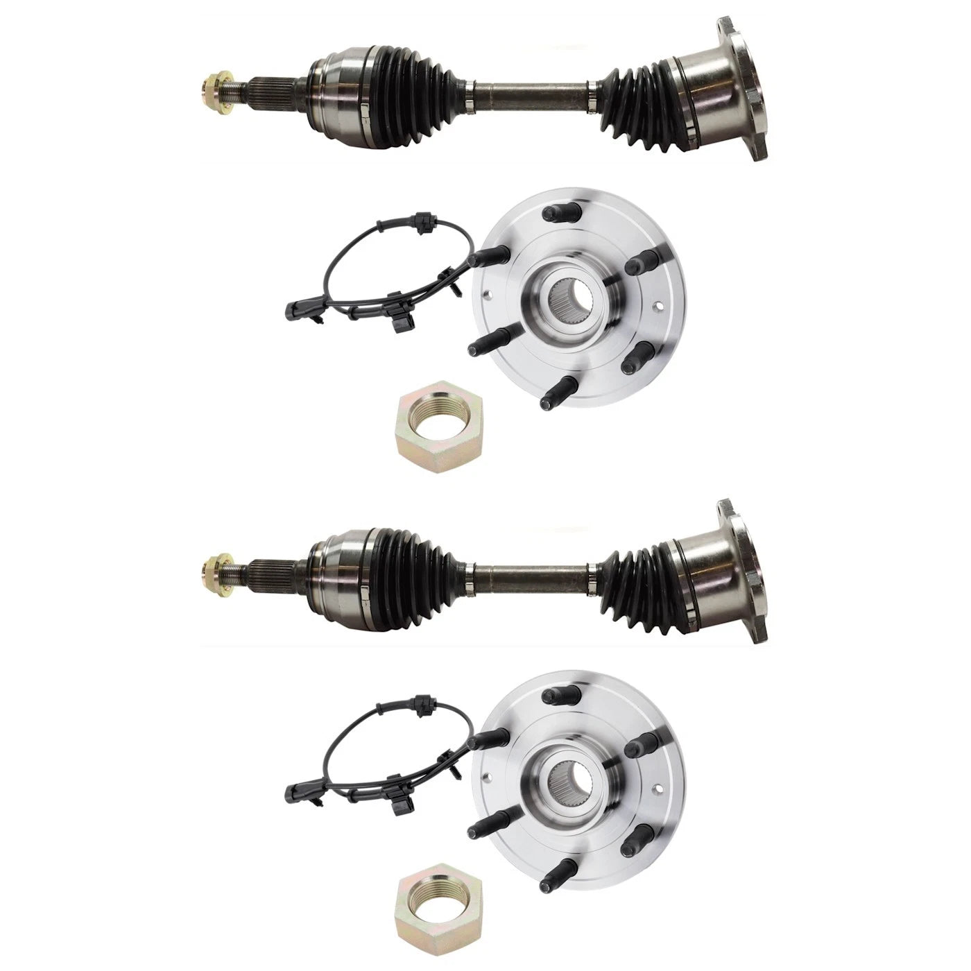 CV Half Shaft Axle Set for Chevy Yukon, Suburban, GMC (2007)