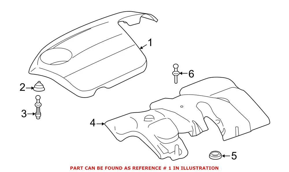 Genuine OEM Engine Cover for BMW M2 M3 M4 (2015–2021)
