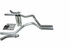2.5" Dual Exhaust Kit for Dodge Ram 1500 (2019–2025) No Muffler Clamp-on Tips