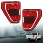 Set of 2 Tail Lights for Ford F-150 XLT (2021–2023) with Blind Spot