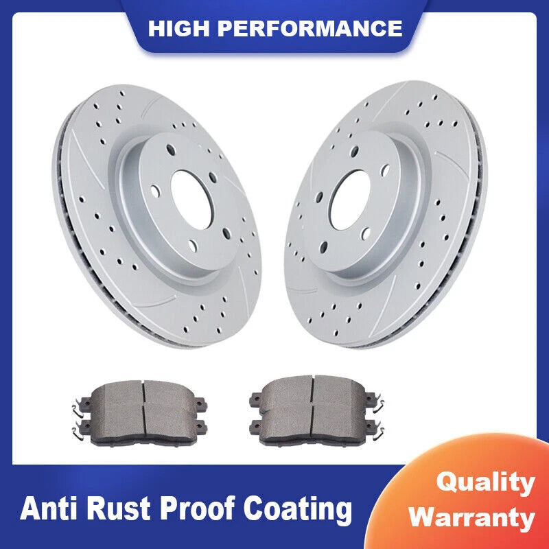Front Disc Brake Rotors and Pads Kit for Nissan Altima (2014–2019)