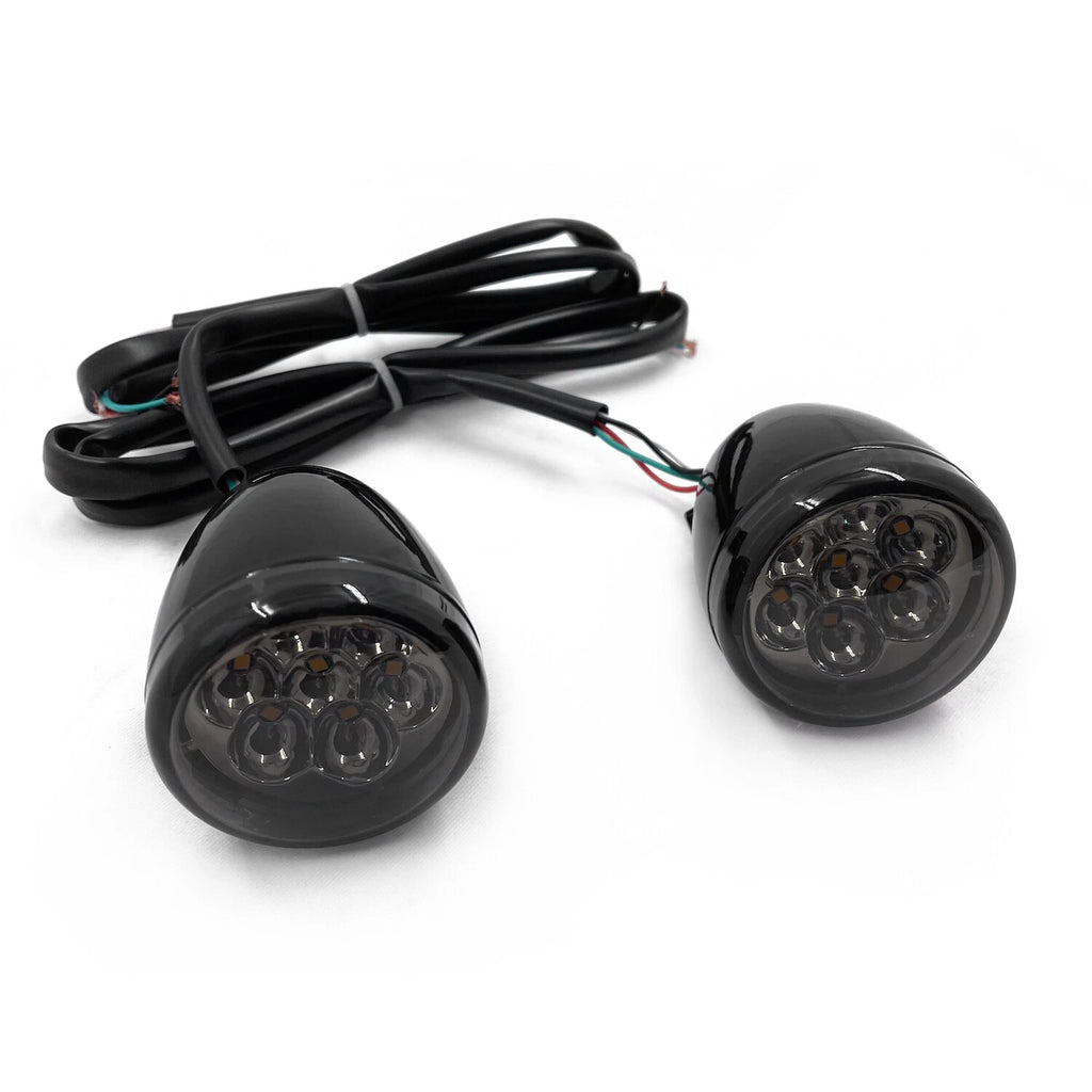 Front Smoke Running Brake Turn Signal Indicator Light for Harley XL 883 1200 (1992–Present)