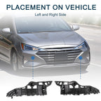 1 Pair Front Bumper Retainer Bracket No. 521450E070 for Toyota Highlander (2001–2007)