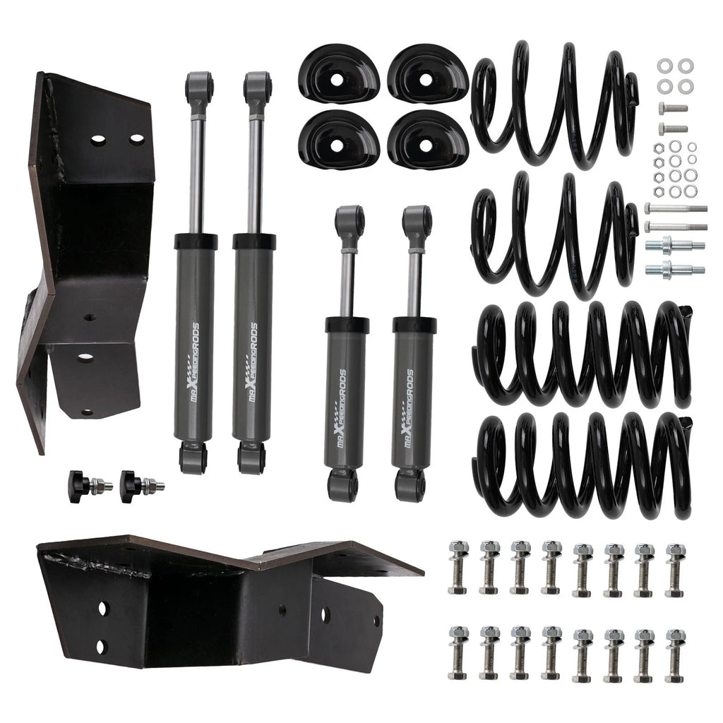 Drop Lowering C Notch Kit with Shocks for Chevy C10 GMC C15 (1963–1972)