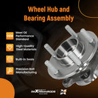 Front/Rear Wheel Bearing Hub For Lincoln MKZ (2013–2016)