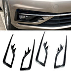 Pair Fog Light Covers for Golf MK7.5 (2017–2019) ABS Carbon Texture
