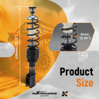 2X Front Gas Shock Strut Absorbers for Can-Am Outlander Max 500 HO/500XT (2007–2009)