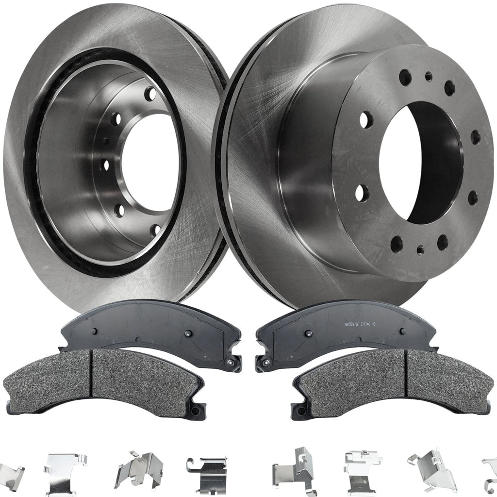 Disc Brake Rotor and Pad Kit for Chevrolet Silverado 2500 HD (2011–2015)