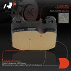 Set of 4 Rear Ceramic Brake Pads for Mercedes-Benz ML500 (2002–2005)