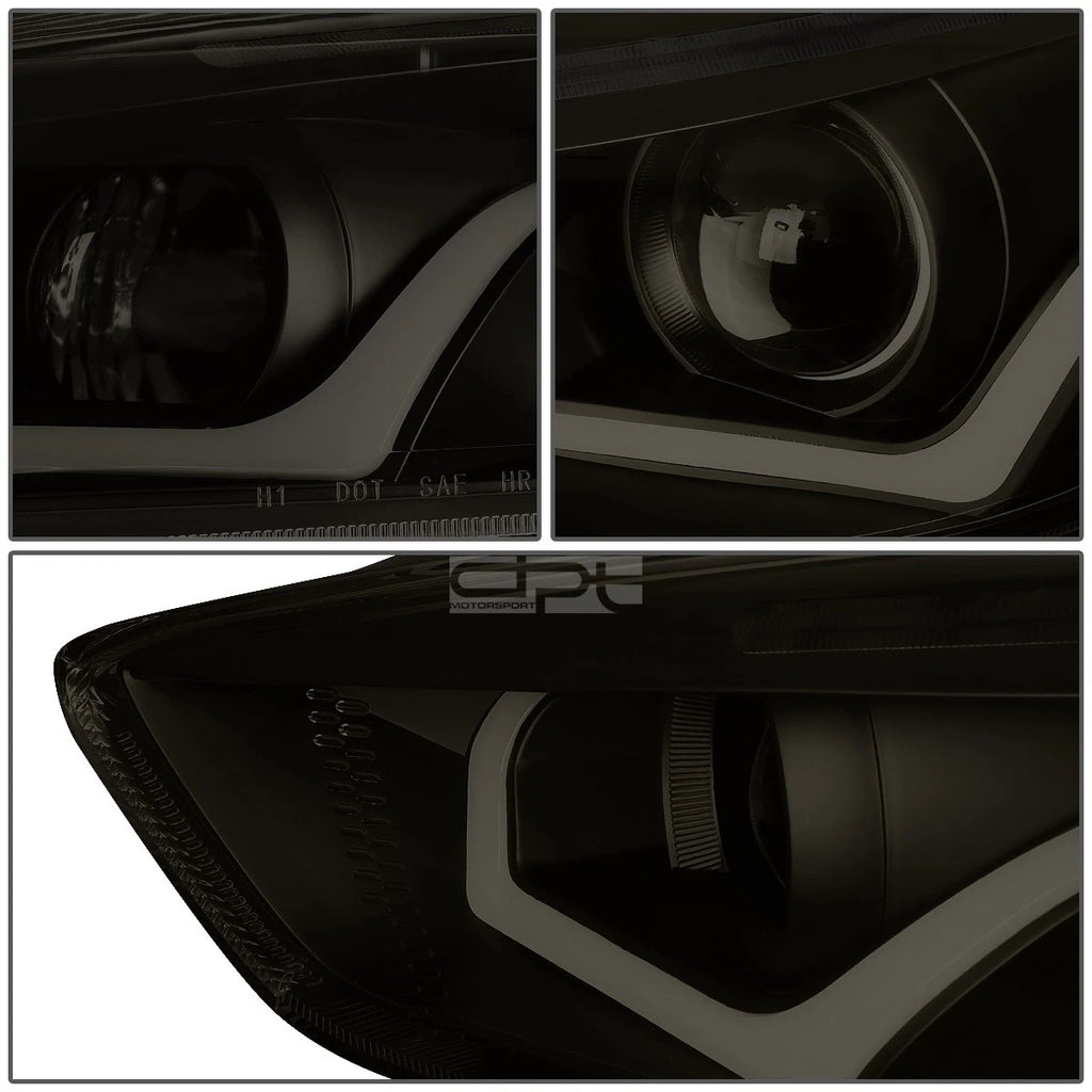 LED Halo Headlights for Ford Focus (2015–2018) - Smoked Tint, Projector